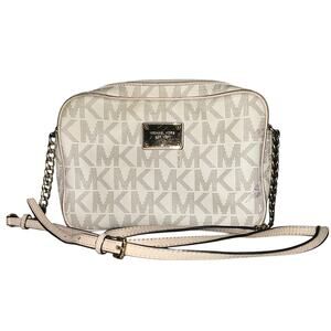 Michael Kors Jet Set Signature Leather Crossbody Women's Handbag Authenticated